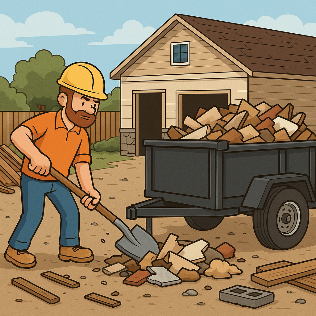 The Day the Dump Trailer Saved the Build