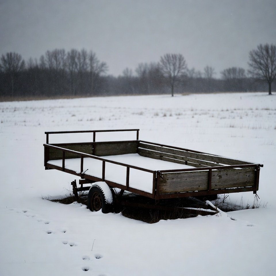 The Winter My Old Utility Trailer Finally Gave Up on Me