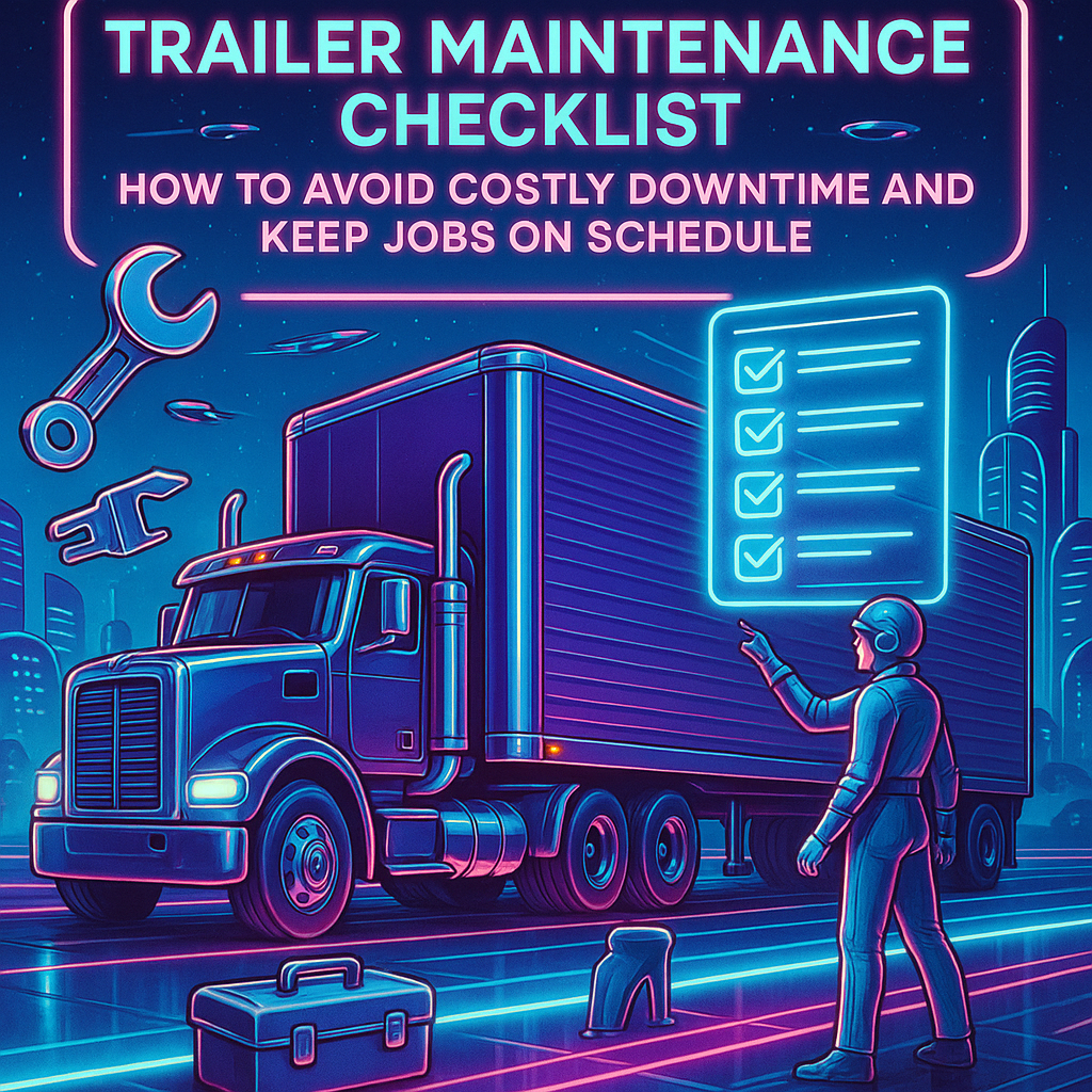 Trailer Maintenance Checklist: How to Avoid Costly Downtime and Keep Jobs on Schedule
